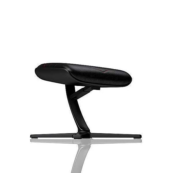 Noblechairs cuero PU negro  rojo Reposapiés