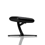 Noblechairs cuero PU negro  rojo Reposapiés