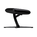 Noblechairs cuero PU negro  blanco  Reposapiés Noblechairs cuero PU negro  blanco  Reposapiés