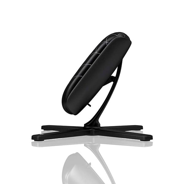 Noblechairs cuero PU negro  blanco  Reposapiés
