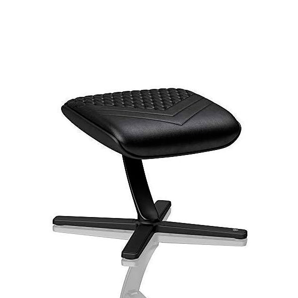 Noblechairs cuero negro  Reposapiés