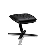 Noblechairs cuero negro  Reposapiés