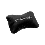 Noblechair set lumbar y cervical negro  blanco  Cojin