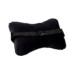 Noblechair set lumbar y cervical negro  blanco  Cojin