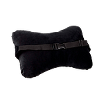 Noblechair set lumbar y cervical negro  blanco  Cojin