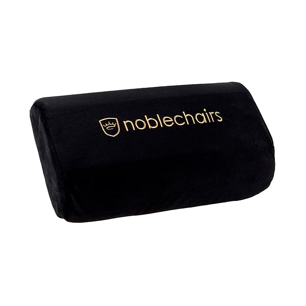 Noblechair set lumbar y cervical negro  dorado  Cojin