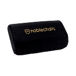 Noblechair set lumbar y cervical negro  dorado  Cojin