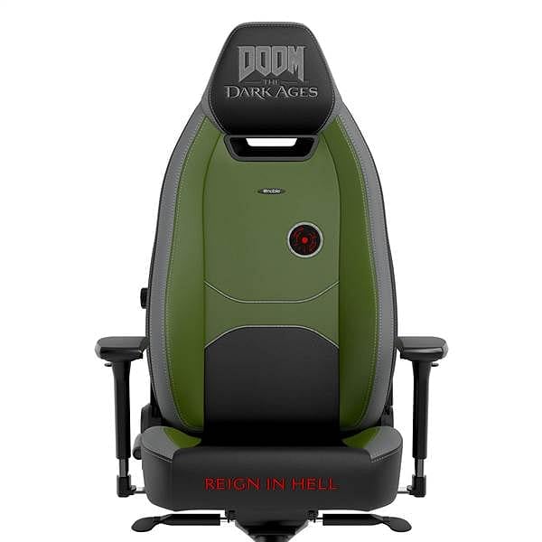 Noblechairs LEGEND DOOM The Dark Ages Edition  Silla ergonómica Cuero Reposabrazos 4D