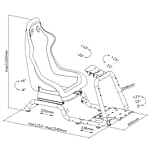 OPLITE GTR Elite Racing Cockpit Red  Silla