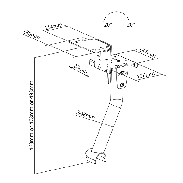OPLITE Gear Shift  Hand Brake Holder  Soporte cambio de marchas y freno de mano