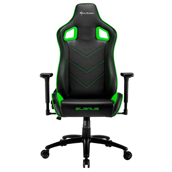 Sharkoon Elbrus 2 Black  Green  Silla