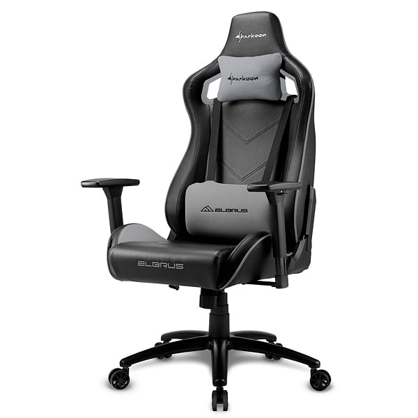 Sharkoon Elbrus 2 Black  Grey  Silla