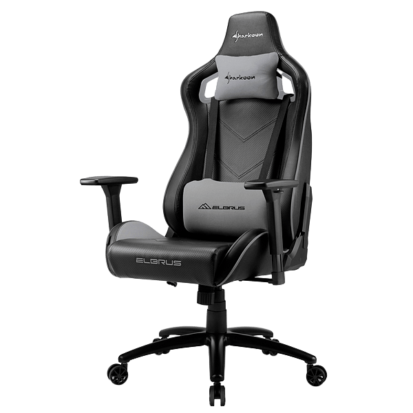 Sharkoon Elbrus 2 Black  Grey  Silla