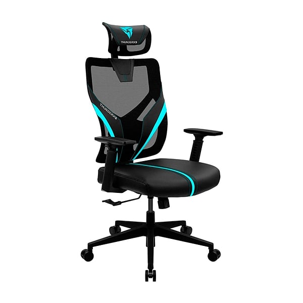 ThunderX3 Yama1 negro  cyan  Silla