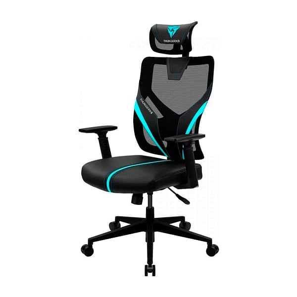 ThunderX3 Yama1 negro  cyan  Silla