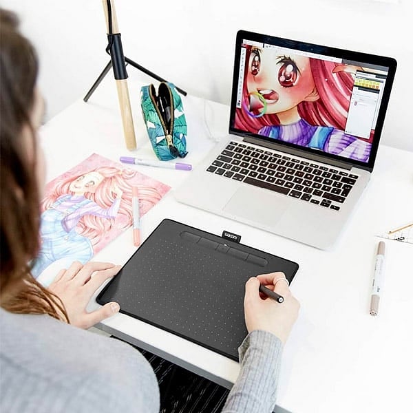 Wacom Intuos M Bluetooth Negra  Tableta digitalizadora