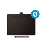 Educación Wacom Intuos M Bt Negra  Tableta Digitalizadora