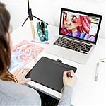 Educación Wacom Intuos M Bt Negra  Tableta Digitalizadora