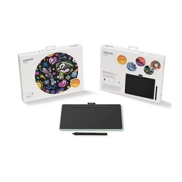 Educación Wacom Intuos  M bt Verde  Tableta digitalizadora