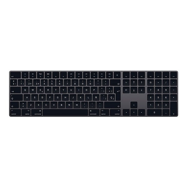 Apple Magic Keyboard gris espacial con teclado numérico  Teclado