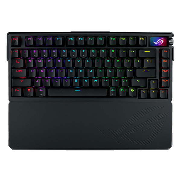 ASUS ROG Azoth Extreme 75 Teclado mecánico Inalámbrico Switches NX Snow RGB Pantalla táctil OLED Gasket Mount PBT DoubleShot