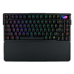 ASUS ROG Azoth Extreme 75 Teclado mecánico Inalámbrico Switches NX Snow RGB Pantalla táctil OLED Gasket Mount PBT DoubleShot