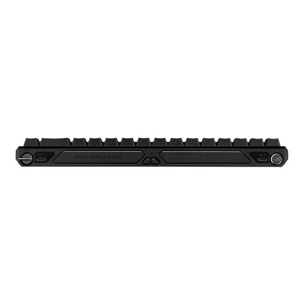 ASUS ROG Falchion Ace HFX Mini 65 Teclado mecánico gaming Switches magnéticos ROG HFX ajustable Rapid Trigger Panel táctil Keycaps PBT DoubleShot