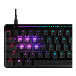 ASUS ROG Falchion Ace HFX Mini 65 Teclado mecánico gaming Switches magnéticos ROG HFX ajustable Rapid Trigger Panel táctil Keycaps PBT DoubleShot