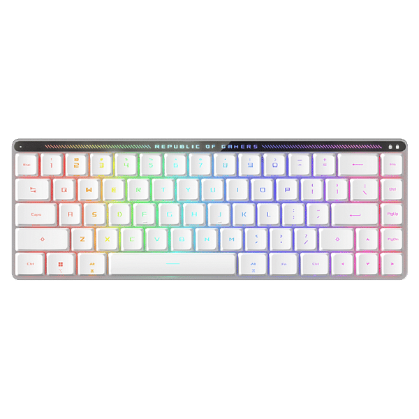 ASUS ROG Falchion RX Low Profile Mini 65 Teclado mecánico Inalámbrico gaming Switches Ópticos ROG RX Red RGB