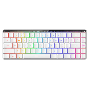 ASUS ROG Falchion RX Low Profile Mini 65 Teclado mecánico Inalámbrico gaming Switches Ópticos ROG RX Red RGB