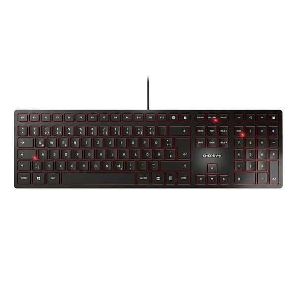Cherry KC 6000 Slim Ultraplano Negro  Teclado