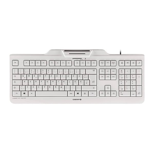 Cherry KC 1000 SC  Lector DNIe Blanco  Teclado