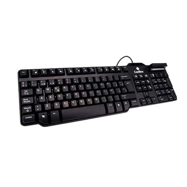 CoolBox TEC02DNI con lector DNIe y SmartCard USB  Teclado