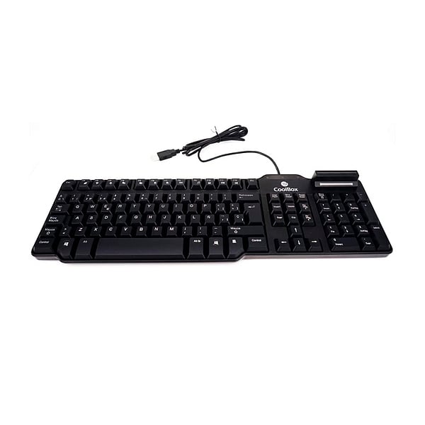 CoolBox TEC02DNI con lector DNIe y SmartCard USB  Teclado