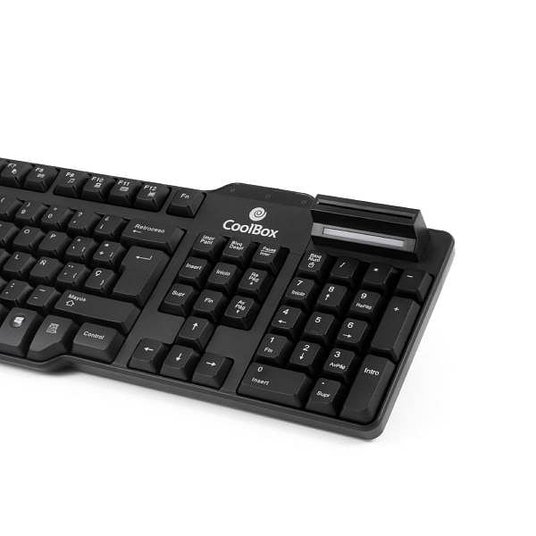 CoolBox Teclado USB con lector DNIe y SmartCard integrado