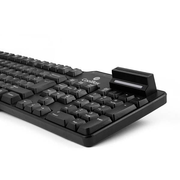 CoolBox Teclado USB con lector DNIe y SmartCard integrado