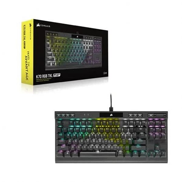 Corsair K70 TKL RGB Champion Series MX Red  Teclado
