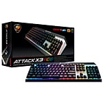 Cougar Attack X3 RGB Gaming Cherry MX Red  Teclado