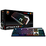Cougar Attack X3 RGB Gaming Cherry MX Red  Teclado
