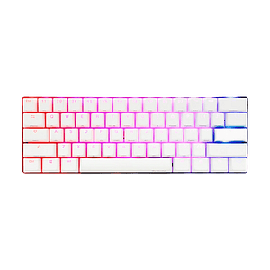 Ducky One 2 Mini Pure White RGB MX Red Layout PT  Teclado