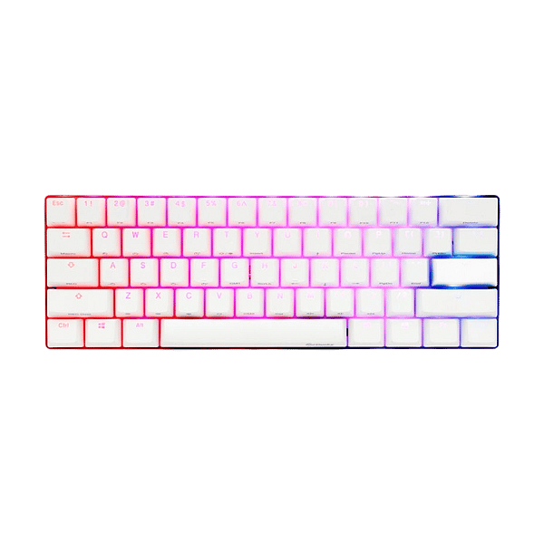 Ducky One 2 Mini Pure White RGB MX Blue Layout PT  Teclado