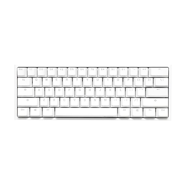 Ducky One 2 Mini Pure White RGB MX Blue Layout PT  Teclado