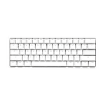 Ducky One 2 Mini Pure White RGB MX Blue Layout PT  Teclado
