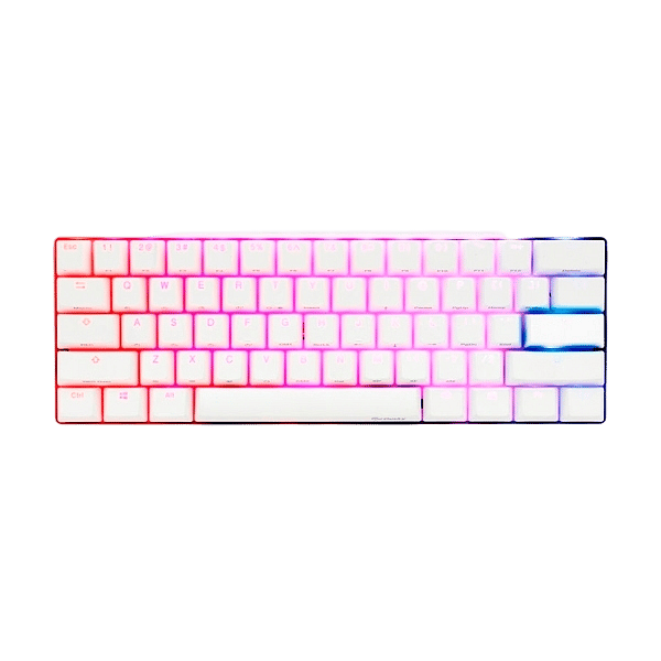 Ducky One 2 Mini Pure White RGB MX Red Layout ES  Teclado