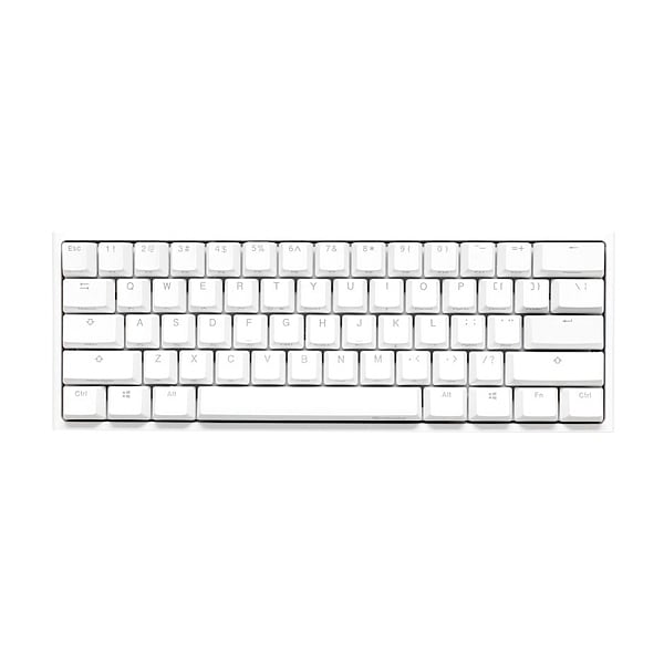 Ducky One 2 Mini Pure White RGB MX Red Layout ES  Teclado