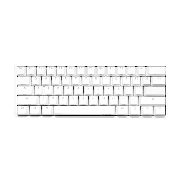 Ducky One 2 Mini Pure White RGB MX Red Layout ES  Teclado