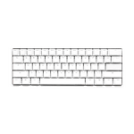 Ducky One 2 Mini Pure White RGB MX Red Layout ES  Teclado