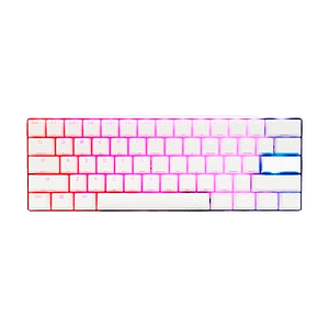 Ducky One 2 Mini Pure White RGB MX Brown Layout ES  Teclado