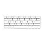 Ducky One 2 Mini Pure White RGB MX Brown Layout ES  Teclado