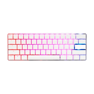 Ducky One 2 Mini Pure White RGB MX Blue Layout ES  Teclado